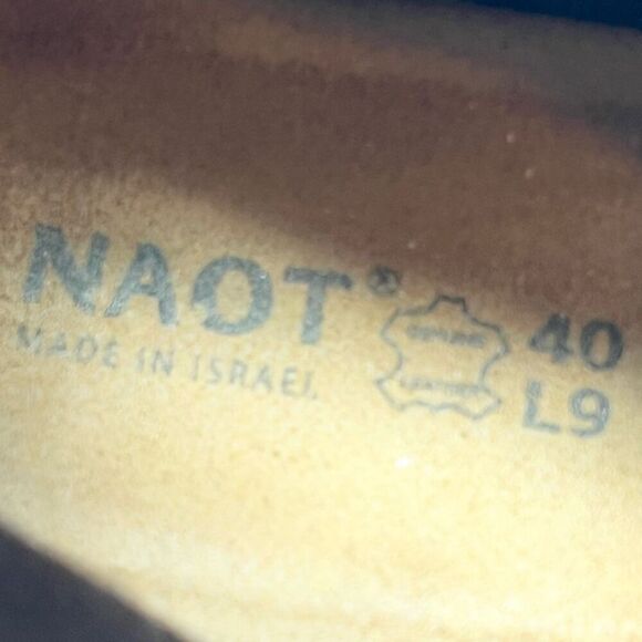 Naot Ankle Boots Womens 40 Brown Modern Suede Saddle Strappy Buckle Heeled - Picture 10 of 11